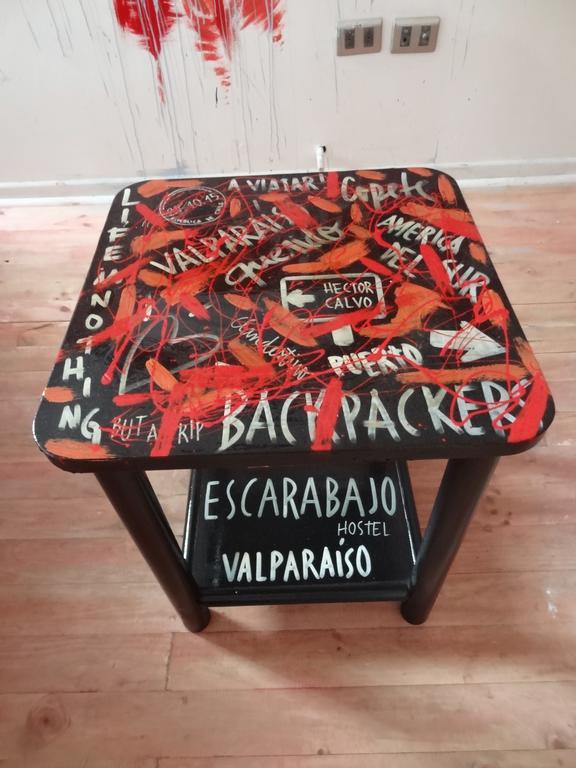 Escarabajo Hostel (Adults Only) Valparaíso Rum bild